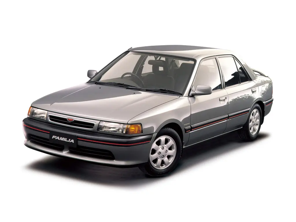 Mazda Familia (BG3P, BG5P, BG6R, BG8P, BG8R, BG7P) 7 поколение, рестайлинг, седан (01.1991 - 05.1994)